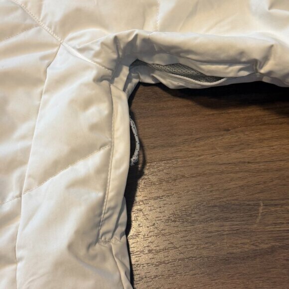 Columbia Lay D Down Jacket Women’s Medium White WL4047-494 Hooded Puffer Coat - Picture 9 of 16